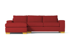 Melrose 2pc Sectional Sofa :: Leg Finish: Natural / Configuration: LAF - Chaise on the Left