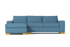 Melrose 2pc Sectional Sofa :: Leg Finish: Natural / Configuration: LAF - Chaise on the Left