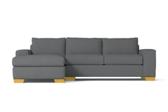 Melrose 2pc Sectional Sofa :: Leg Finish: Natural / Configuration: LAF - Chaise on the Left