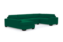 Melrose 3pc Sectional Sofa :: Leg Finish: Espresso / Configuration: LAF - Chaise on the Left