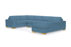 Melrose 3pc Sectional Sofa :: Leg Finish: Natural / Configuration: RAF - Chaise on the Right