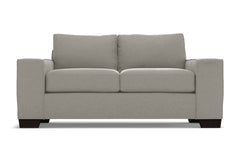 Melrose Twin Size Sleeper Sofa Bed :: Leg Finish: Espresso / Sleeper Option: Memory Foam Mattress