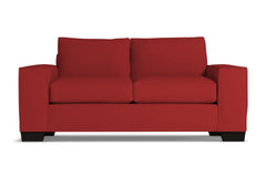 Melrose Twin Size Sleeper Sofa Bed :: Leg Finish: Espresso / Sleeper Option: Memory Foam Mattress