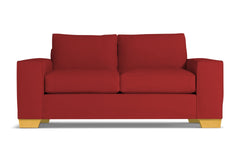 Melrose Twin Size Sleeper Sofa Bed :: Leg Finish: Natural / Sleeper Option: Memory Foam Mattress