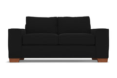 Melrose Apartment Size Sleeper Sofa Bed :: Leg Finish: Pecan / Sleeper Option: Memory Foam Mattress