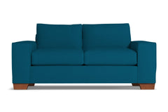 Melrose Apartment Size Sleeper Sofa Bed :: Leg Finish: Pecan / Sleeper Option: Deluxe Innerspring Mattress