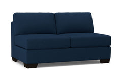 Melrose Armless Apartment Size Sofa :: Leg Finish: Espresso