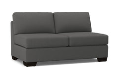 Melrose Armless Apartment Size Sofa :: Leg Finish: Espresso