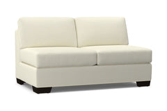 Melrose Armless Apartment Size Sofa :: Leg Finish: Espresso