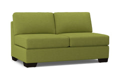 Melrose Armless Apartment Size Sofa :: Leg Finish: Espresso