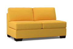 Melrose Armless Apartment Size Sofa :: Leg Finish: Espresso