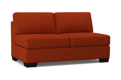 Melrose Armless Apartment Size Sofa :: Leg Finish: Espresso