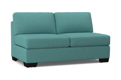 Melrose Armless Apartment Size Sofa :: Leg Finish: Espresso