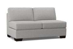 Melrose Armless Apartment Size Sofa :: Leg Finish: Espresso