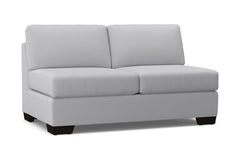 Melrose Armless Apartment Size Sofa :: Leg Finish: Espresso