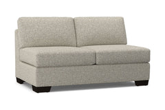 Melrose Armless Apartment Size Sofa :: Leg Finish: Espresso