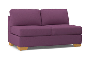 Melrose Armless Apartment Size Sofa :: Leg Finish: Natural