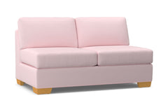 Melrose Armless Apartment Size Sofa :: Leg Finish: Natural