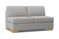 Melrose Armless Apartment Size Sofa :: Leg Finish: Natural