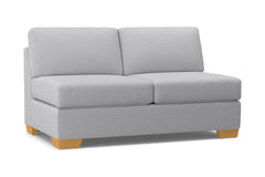 Melrose Armless Apartment Size Sofa :: Leg Finish: Natural