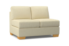 Melrose Armless Loveseat :: Leg Finish: Natural