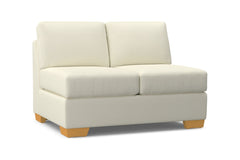 Melrose Armless Loveseat :: Leg Finish: Natural