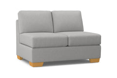 Melrose Armless Loveseat :: Leg Finish: Natural