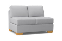 Melrose Armless Loveseat :: Leg Finish: Natural