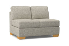 Melrose Armless Loveseat :: Leg Finish: Natural