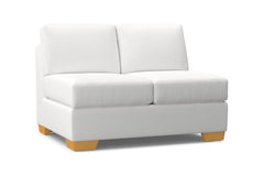 Melrose Armless Loveseat :: Leg Finish: Natural