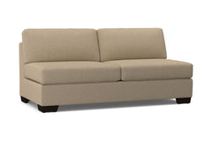 Melrose Armless Sofa :: Leg Finish: Espresso