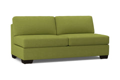 Melrose Armless Sofa :: Leg Finish: Espresso