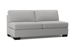 Melrose Armless Sofa :: Leg Finish: Espresso