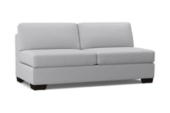 Melrose Armless Sofa :: Leg Finish: Espresso