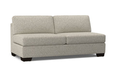 Melrose Armless Sofa :: Leg Finish: Espresso