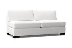 Melrose Armless Sofa :: Leg Finish: Espresso