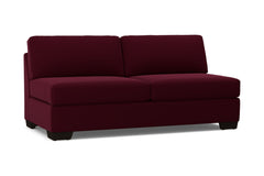 Melrose Armless Sofa :: Leg Finish: Espresso