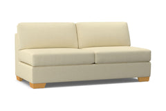 Melrose Armless Sofa :: Leg Finish: Natural