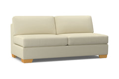 Melrose Armless Sofa :: Leg Finish: Natural