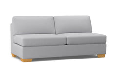 Melrose Armless Sofa :: Leg Finish: Natural