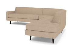 Monroe 3pc Sectional Sofa :: Leg Finish: Espresso / Configuration: RAF - Chaise on the Right