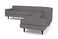 Monroe 3pc Sectional Sofa :: Leg Finish: Espresso / Configuration: RAF - Chaise on the Right