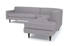 Monroe 3pc Sectional Sofa :: Leg Finish: Espresso / Configuration: RAF - Chaise on the Right