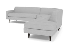 Monroe 3pc Sectional Sofa :: Leg Finish: Espresso / Configuration: RAF - Chaise on the Right