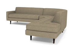 Monroe 3pc Sectional Sofa :: Leg Finish: Espresso / Configuration: RAF - Chaise on the Right