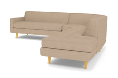 Monroe 3pc Sectional Sofa :: Leg Finish: Natural / Configuration: RAF - Chaise on the Right