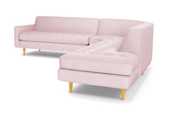 Monroe 3pc Sectional Sofa :: Leg Finish: Natural / Configuration: RAF - Chaise on the Right