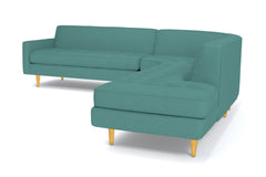 Monroe 3pc Sectional Sofa :: Leg Finish: Natural / Configuration: RAF - Chaise on the Right