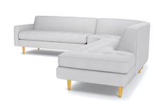 Monroe 3pc Sectional Sofa :: Leg Finish: Natural / Configuration: RAF - Chaise on the Right