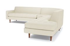 Monroe 3pc Sectional Sofa :: Leg Finish: Pecan / Configuration: RAF - Chaise on the Right